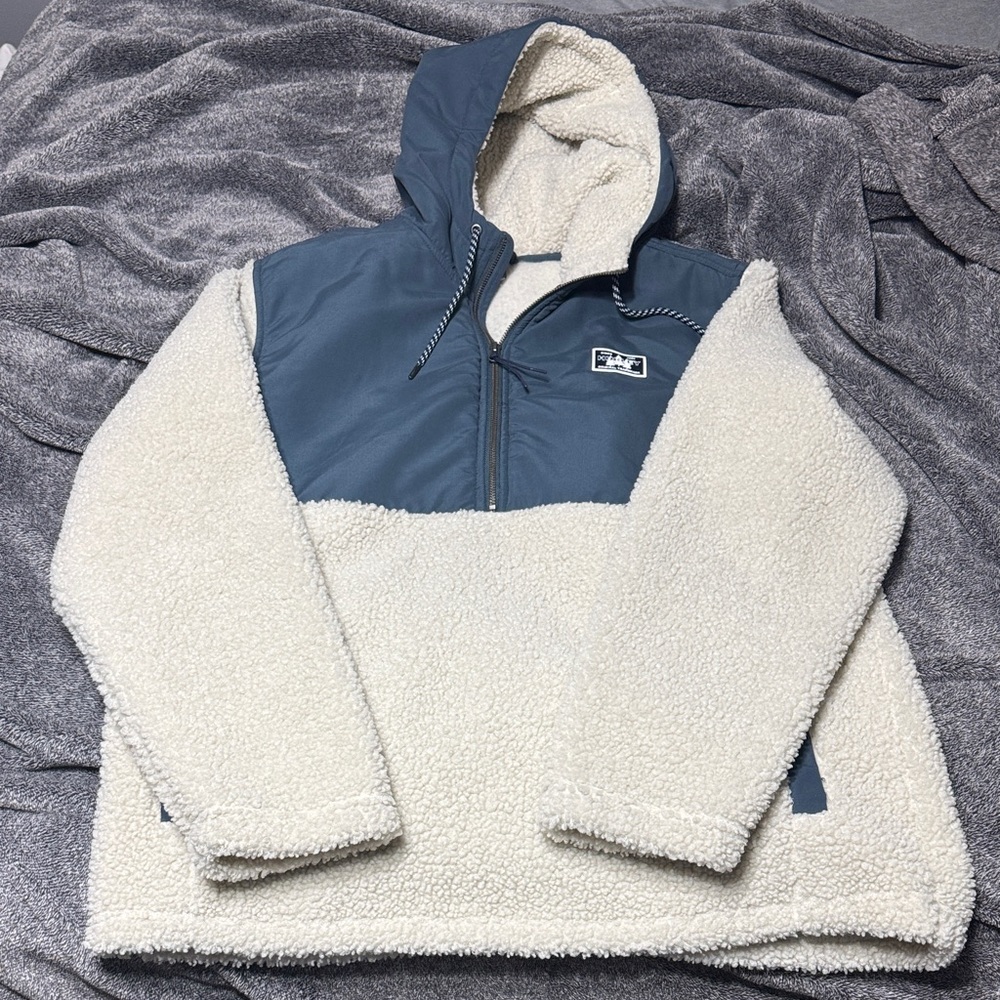 Men’s Hurley Half Zip Sherpa Anorak Hoodie